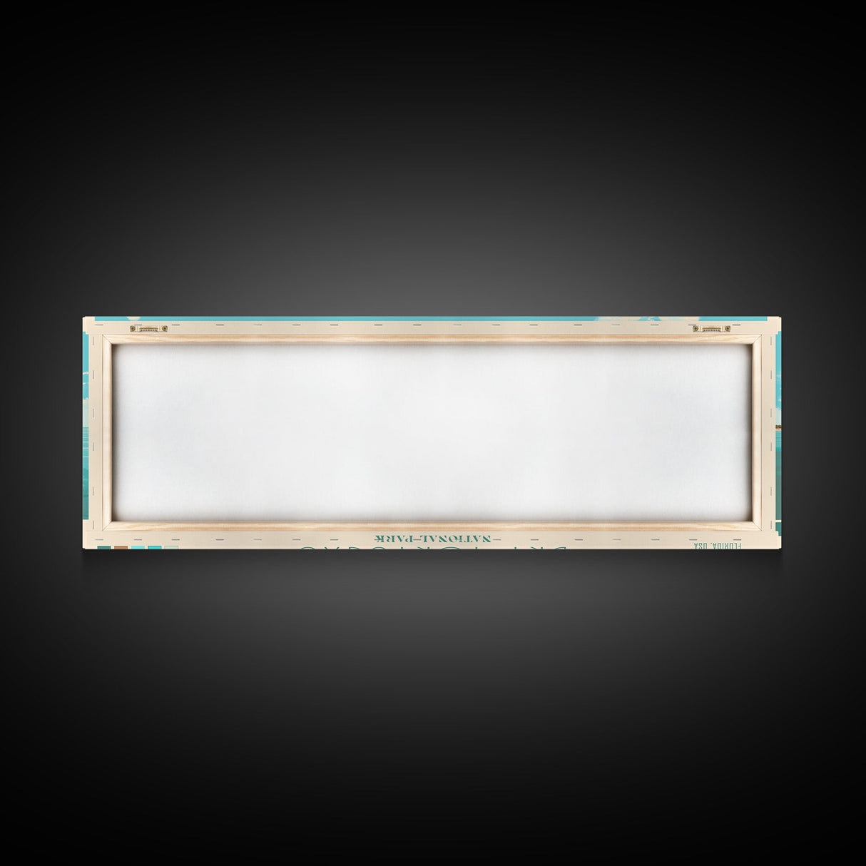 Dry Tortugas National Park, Panoramic Florida Travel Art, National Park Print, Minimalist Travel Art, Midcentury Modern Style Landscape