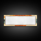 Sunset Art Deco Sunburst Wall Art, Ready To Hang Canvas Print, Panoramic Art, Art Deco Wall Decor, Above Bed, Above Couch, Above Sofa