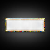 Framed Canvas Print of Original painting, Large wall art, Boho wall décor, Flower painting, Home decor, Modern art, Bedroom decor, Panoramic