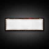 The Burning City Panoramic Canvas Print, Framed Halloween Art, Spooky Decor, Halloween Art, Halloween Wall Art, Halloween Art Print