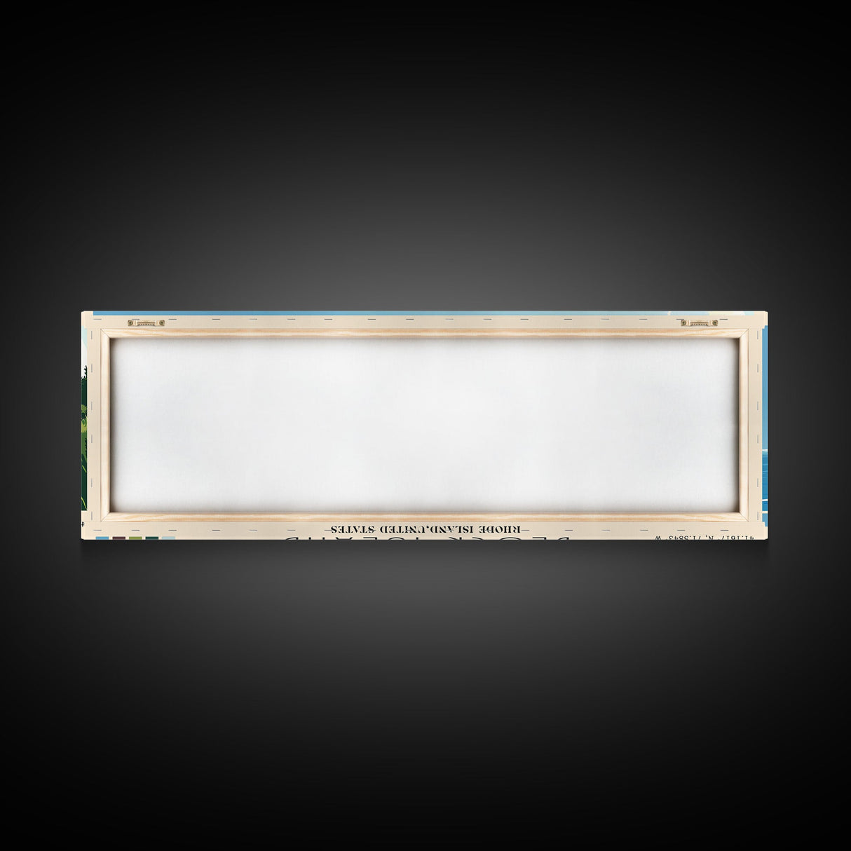 Block Island, Rhode Island,United States Panoramic Print, Vacation Gift, Rhode Island,United States Wall Art, Beach Painting, Beach Decor, Beach Or Lakehouse Art