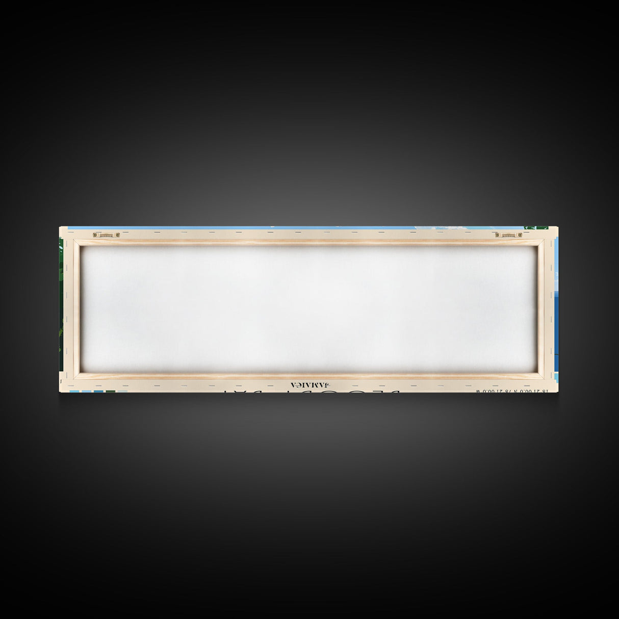 Bloody Bay, Jamaica Panoramic Beach Print, Vacation Gift, Jamaica Wall Art, Beach Painting, Beach Decor, Beach Painting