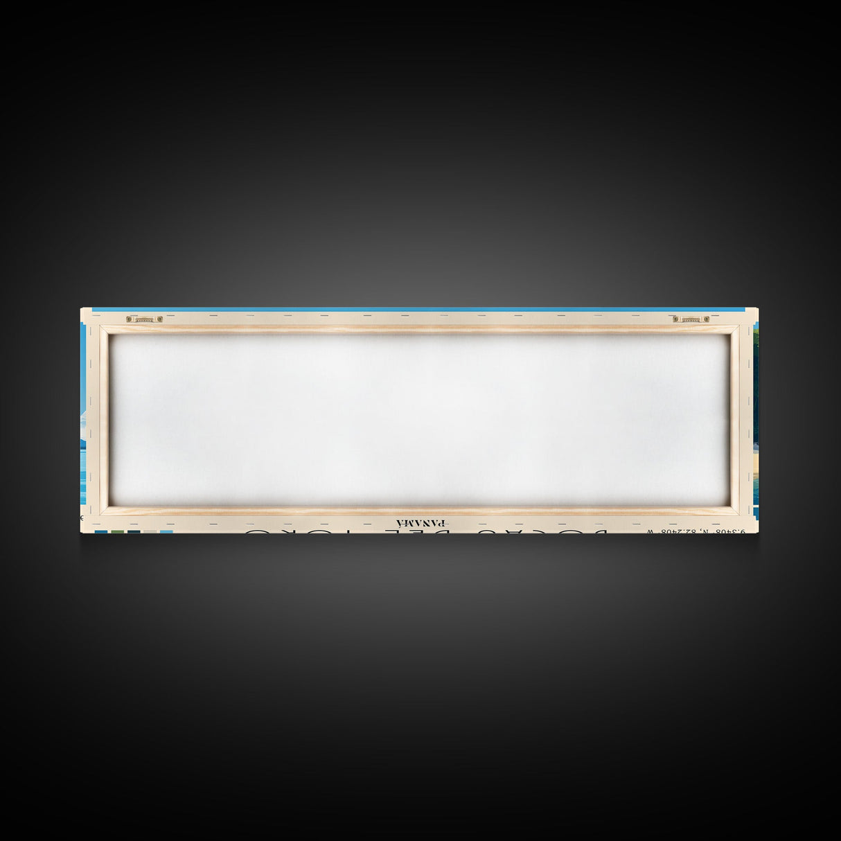 Bocas del Toro , Panamá Panoramic Beach Print, Vacation Gift, Panamá Wall Art, Beach Painting, Beach Decor, Beach Painting