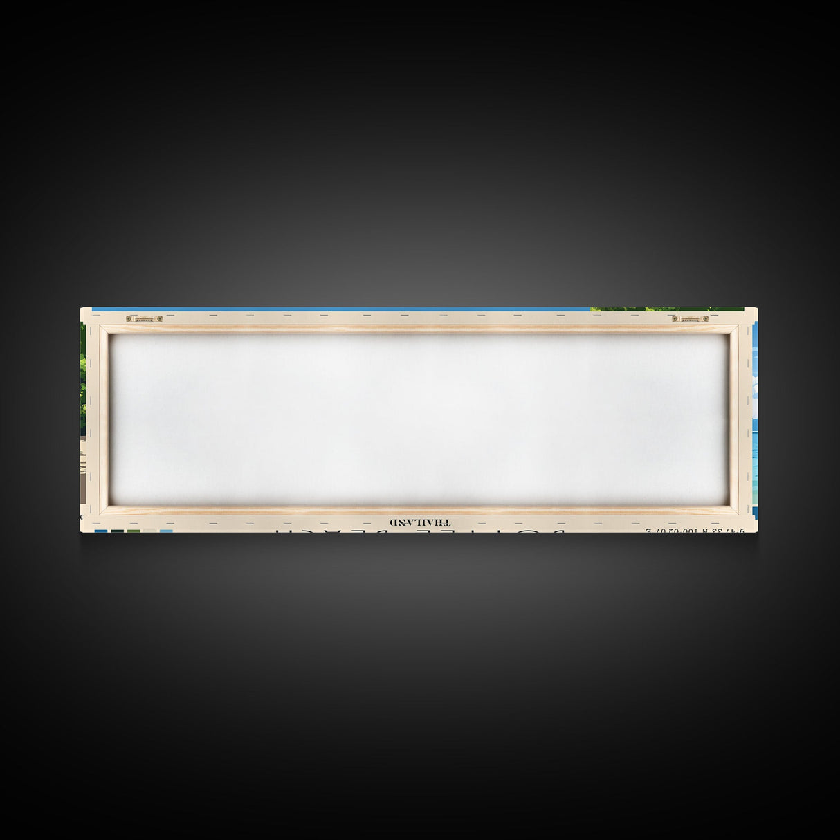 Bottle Beach, Thailand Panoramic Beach Print, Vacation Gift, Thailand Wall Art, Beach Painting, Beach Decor, Beach Painting