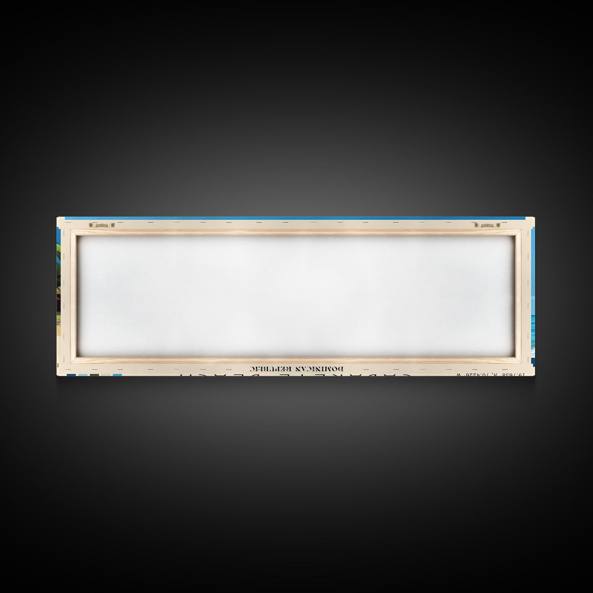 Cabarete Beach, Dominican Republic Panoramic Print, Vacation Gift, Dominican Republic Wall Art, Beach Painting, Beach Decor, Beach Or Lakehouse Art