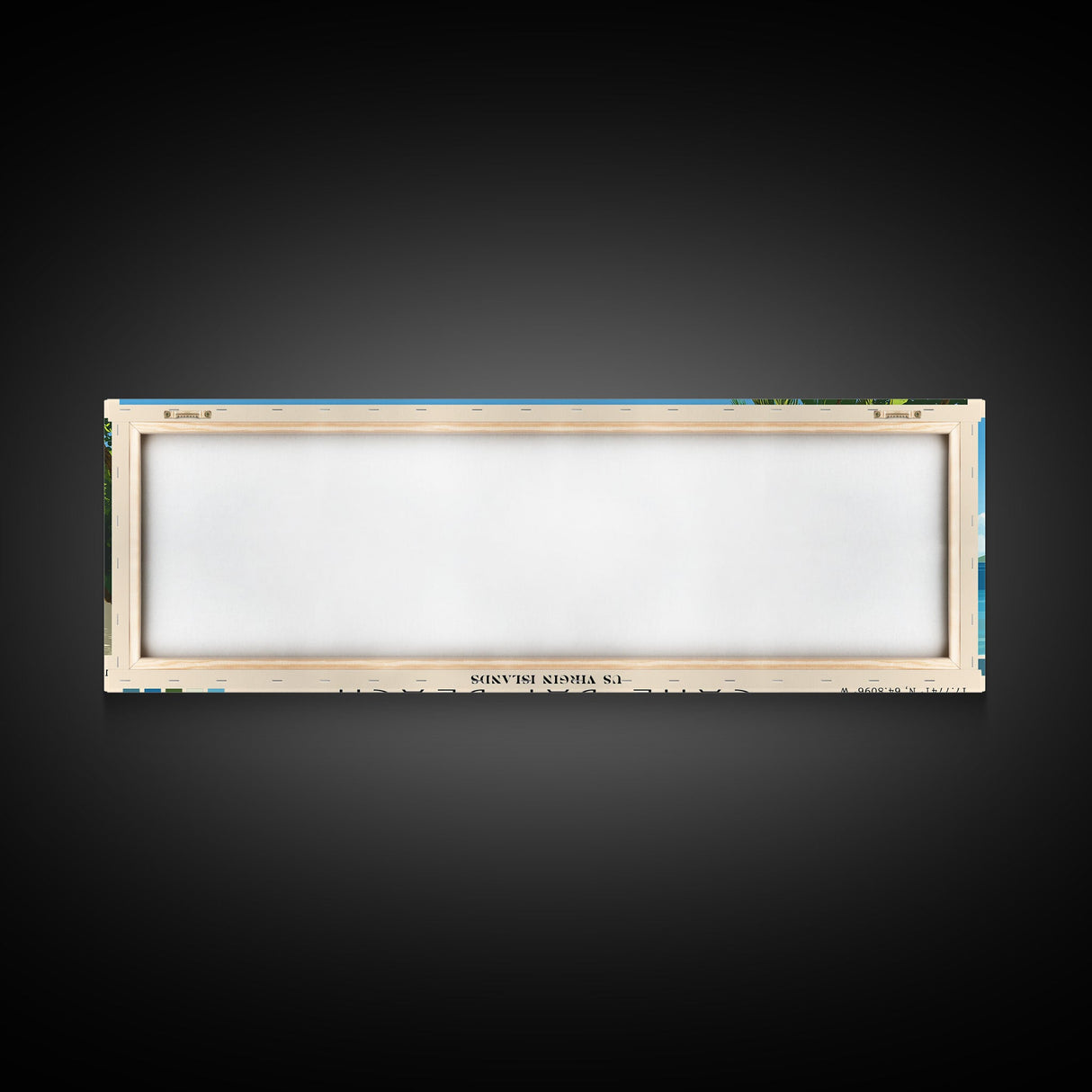 Cane Bay Beach, US Virgin islands Panoramic Print, Vacation Gift, US Virgin islands Wall Art, Vacation Wall Art, Vacatation Memories, Beach Decor, Beach Or Lakehouse Art