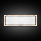 Capo Sant’Andrea, Italy Panoramic Beach Print, Vacation Gift, Italy Wall Art, Framed Canvas Print, Framed Beach Painting