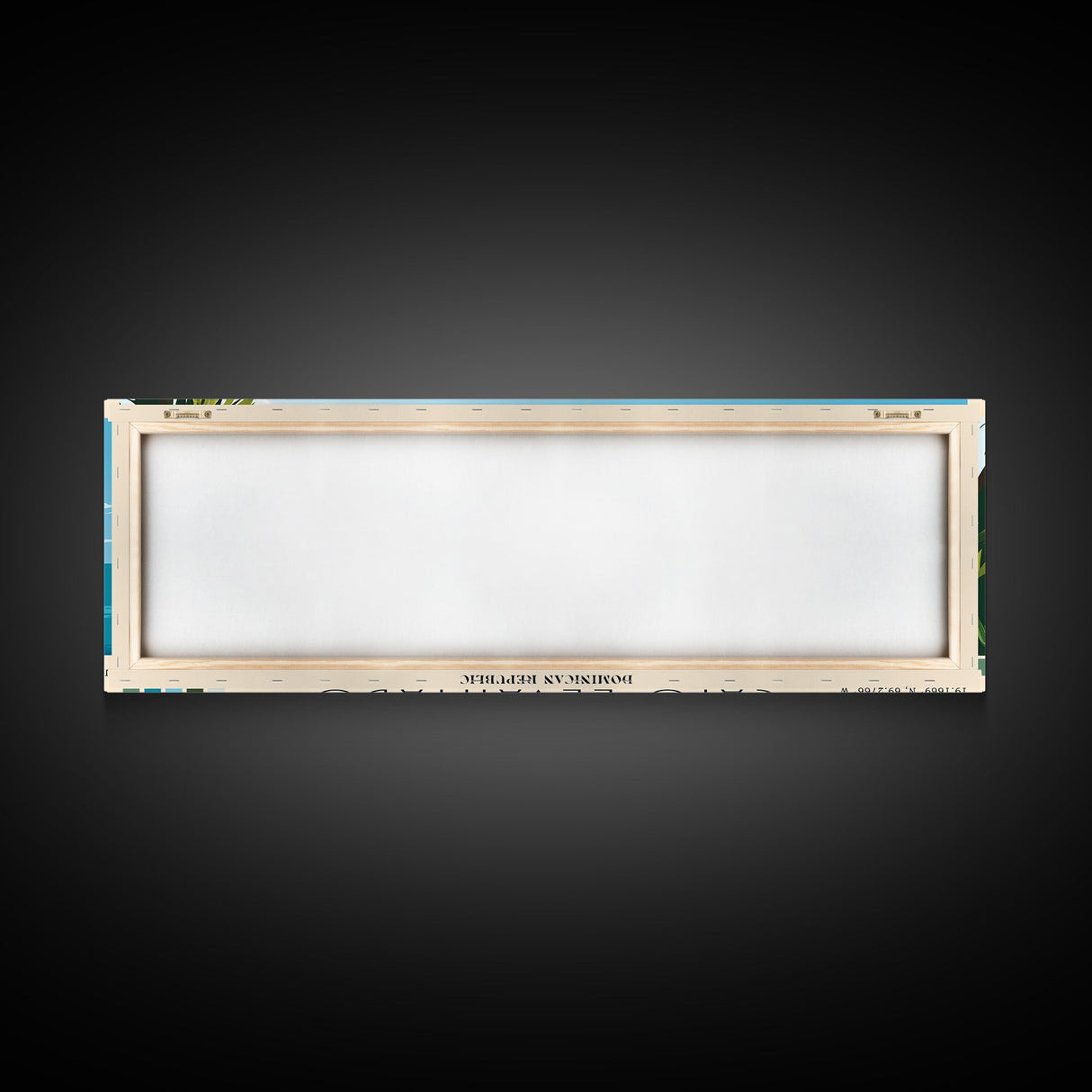 Cayo Levantado, Dominican Republic Panoramic Print, Vacation Gift, Dominican Republic Wall Art, Beach Painting, Beach Decor, Beach Or Lakehouse Art