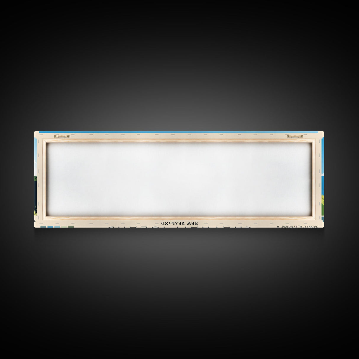 Chatham Island, New Zealand Panoramic Print, Vacation Gift, New Zealand Wall Art, Beach Painting, Beach Decor, Beach Or Lakehouse Art