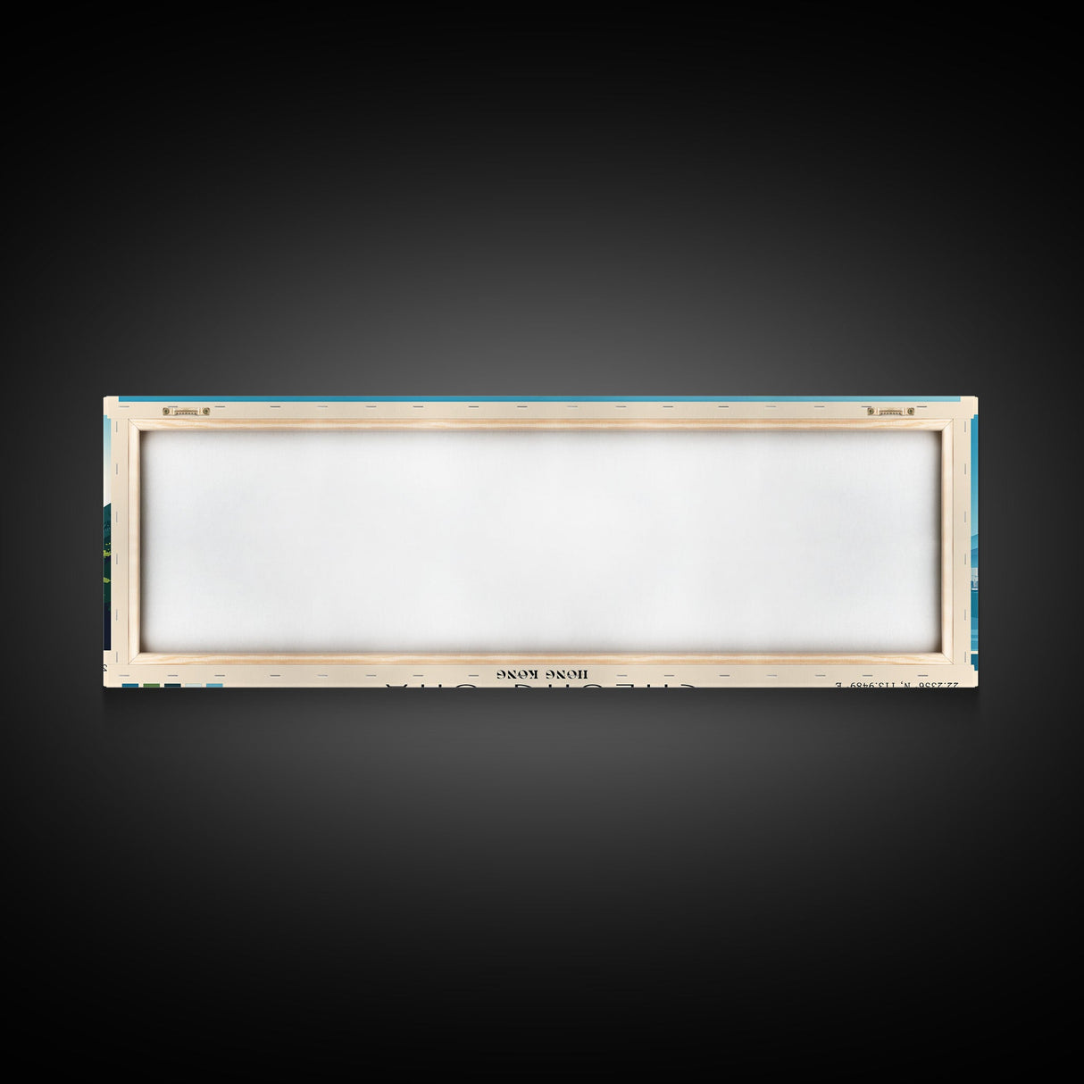 Cheung Sha, Hong Kong Panoramic Print, Vacation Gift, Hong Kong Wall Art, Beach Painting, Beach Decor, Large Wall Art, Wood Frame Art