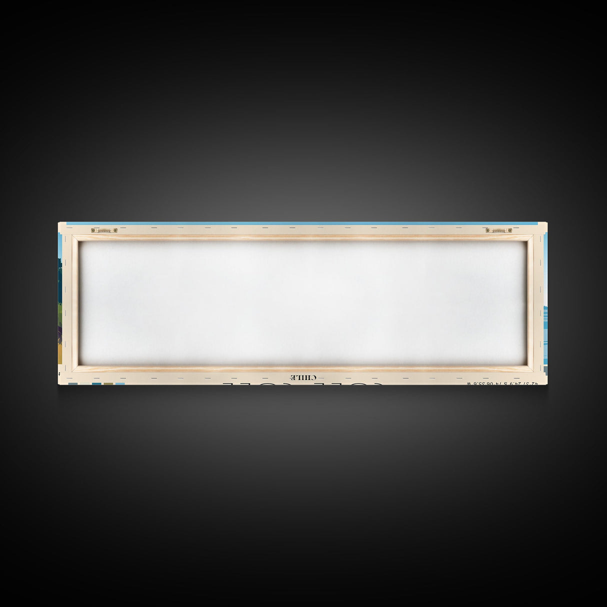 Cole Cole, Chile Panoramic Print, Vacation Gift, Chile Wall Art, Vacation Wall Art, Vacatation Memories, Beach Decor, Beach Or Lakehouse Art