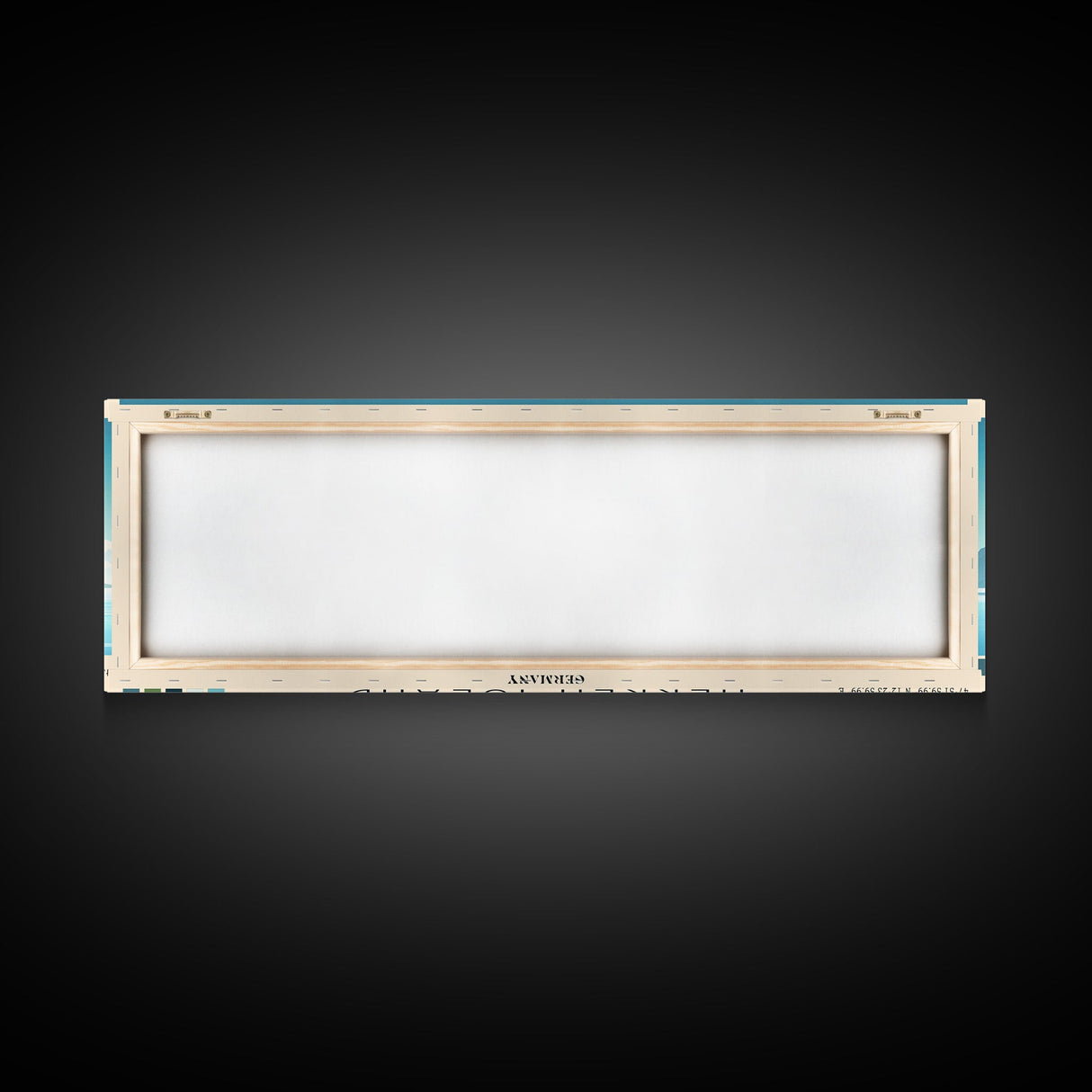 Herren Island, Germany Panoramic Beach Print, Vacation Gift, Germany Wall Art, Beach Painting, Beach Decor, Beach Painting