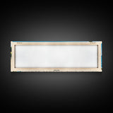 Hopkins Village Beach, Belize Panoramic Print, Vacation Gift, Belize Wall Art, Beach Painting, Beach Decor, Large Wall Art, Wood Frame Art