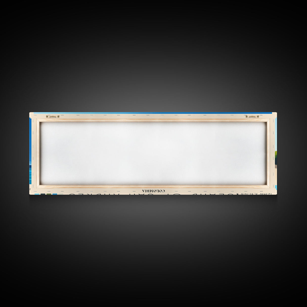 Island of San Andres, Colombia Panoramic Print, Vacation Gift, Colombia Wall Art, Vacation Wall Art, Vacatation Memories, Beach Decor, Beach Or Lakehouse Art