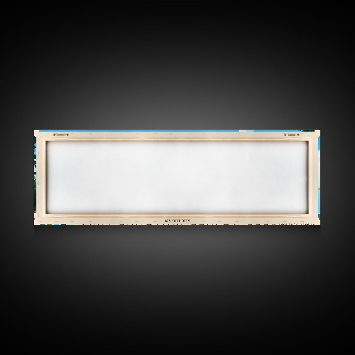 Isle Royale National Park, Michigan Panoramic Beach Print, Vacation Gift, Michigan Wall Art, Beach Painting, Beach Decor, Beach Painting