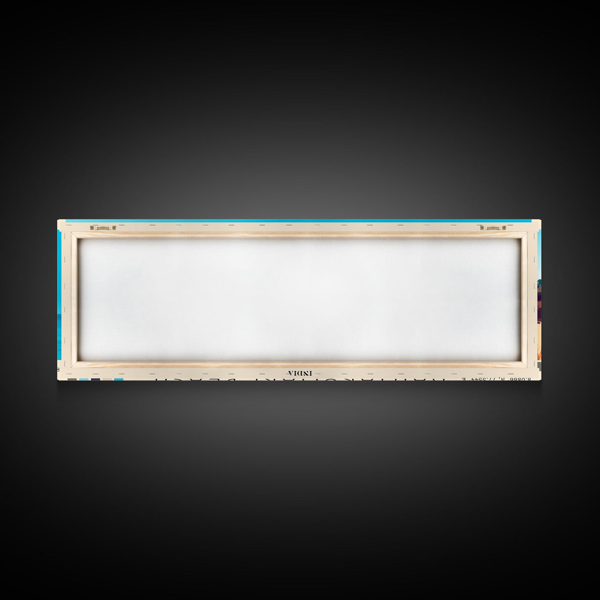 Kanyakumari Beach, India Panoramic Beach Print, Vacation Gift, India Wall Art, Framed Canvas Print, Framed Beach Painting