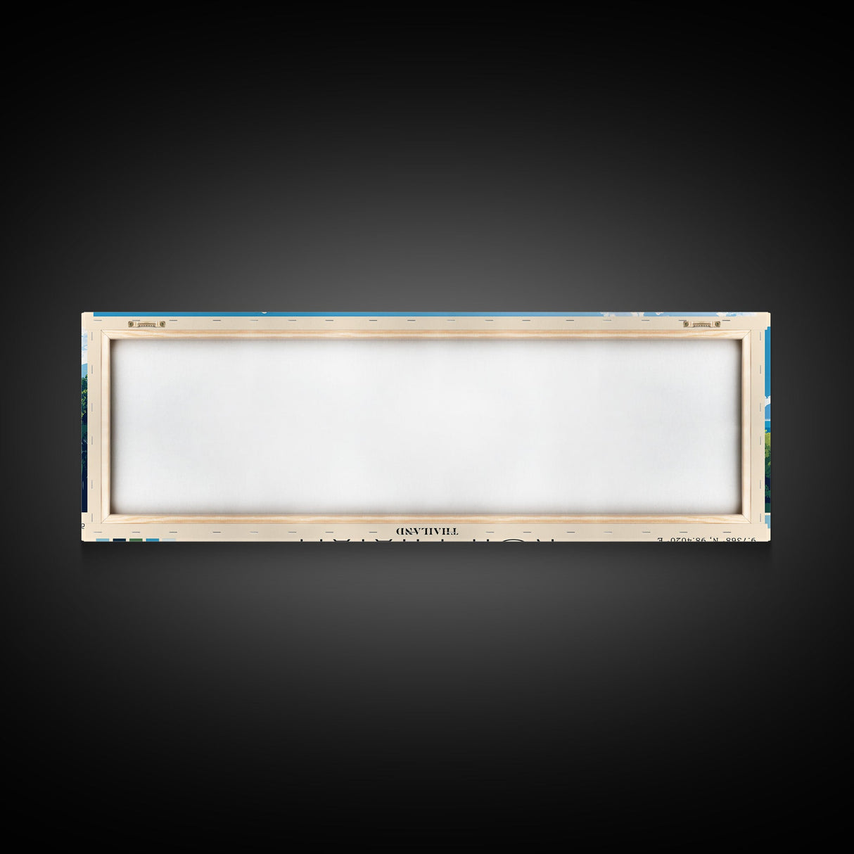 Koh Phayam, Thailand Panoramic Print, Vacation Gift, Thailand Wall Art, Beach Painting, Beach Decor, Beach Or Lakehouse Art