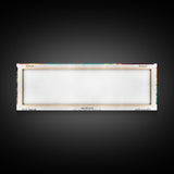 Chicago Illinois Panoramic Painting Framed Canvas Print, Mid Century Modern Art, Pop Art Style, Travel Poster, Living Room Decor