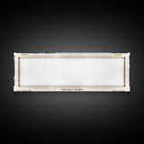 Greensboro North Carolina Panoramic Painting, Mid Century Modern Framed Canvas Print, Retro Pop Art Travel Poster, Wall Art, Living Room Decor, Office Art