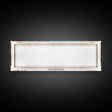 Cambridge Massachusetts Panoramic Painting, Mid Century Modern Framed Canvas Print, Retro Pop Art Travel Poster, Home Decor, City Print