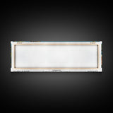 Cape Coral Florida Panoramic Painting, Mid Century Modern Framed Canvas Print, Retro Pop Art Travel Poster, Home Decor, City Print