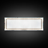 Clovis California Panoramic Wall Art, Mid Century Modern Framed Canvas Print, Retro Pop Art Travel Poster, City Office Decor, Home Art