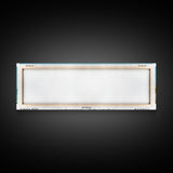 Corpus Christi Texas Panoramic Painting, Mid Century Modern Framed Canvas Print, Retro Pop Art Travel Poster, City Home Decor, Office Wall Art