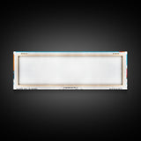 Downey California Panoramic Wall Art, Mid Century Modern Framed Canvas Print, Retro Pop Art Travel Poster, City Living Room Decor, Home Decor