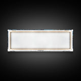 Gainesville Florida Panoramic Painting, Mid Century Modern Framed Canvas Print, Retro Pop Art Travel Poster, Home Wall Decor