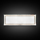 Hillsboro Oregon Panoramic Painting, Mid Century Modern Framed Canvas Print, Retro Pop Art Travel Poster, Office Wall Decor