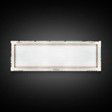 Houston Texas Panoramic Painting, Mid Century Modern Framed Canvas Print, Retro Pop Art Travel Poster, Office Wall Art