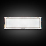 Chicago Illinois Panoramic Painting, Framed Canvas Print, Mid Century Modern Wall Art, Retro Pop Art Travel Poster, Office Decor, City Art