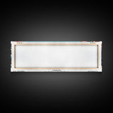 Columbus Georgia Panoramic Painting, Framed Canvas Print, Mid Century Modern Wall Art, Retro Pop Art Travel Poster, Home Decor, City Art