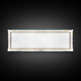 Frisco Texas Panoramic Painting, Framed Canvas Print, Mid Century Modern Wall Art, Retro Pop Art Travel Poster, Home Decor, City Art