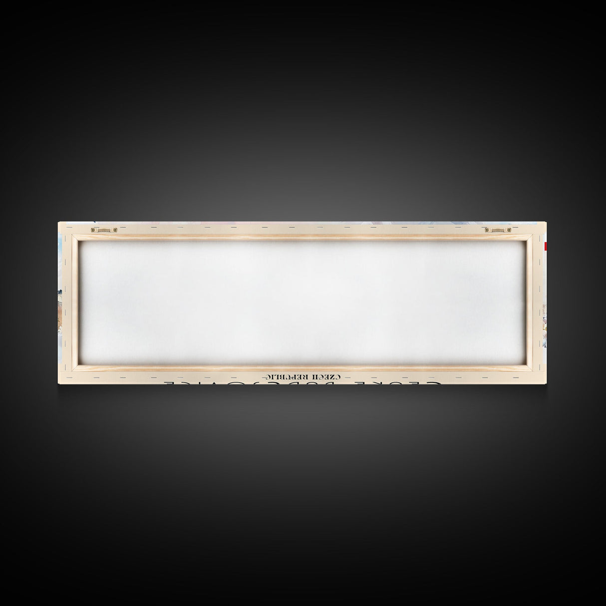 Ceske Budejovice Czech Republic Wall Art, Panoramic Travel Poster, Panoramic Framed Canvas Print, City Wall Art, Wall Hanging Home Decor, Travel Art