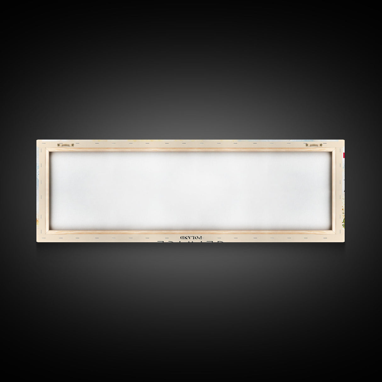 Gliwice Poland Panoramic Travel Poster, Framed Canvas Print or Metal Wall Art, Travel Art, Home Decor, Panoramic Painting, Midcentury Art