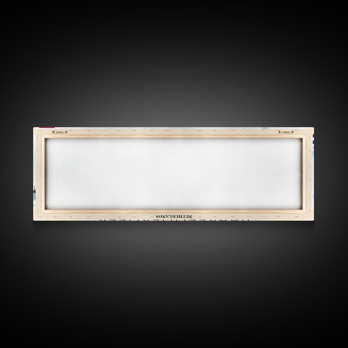 Haarlemmermeer Netherlands Panoramic Travel Poster, Framed Canvas Print or Metal Wall Art, Travel Art, Home Decor, Panoramic Painting, Midcentury Art