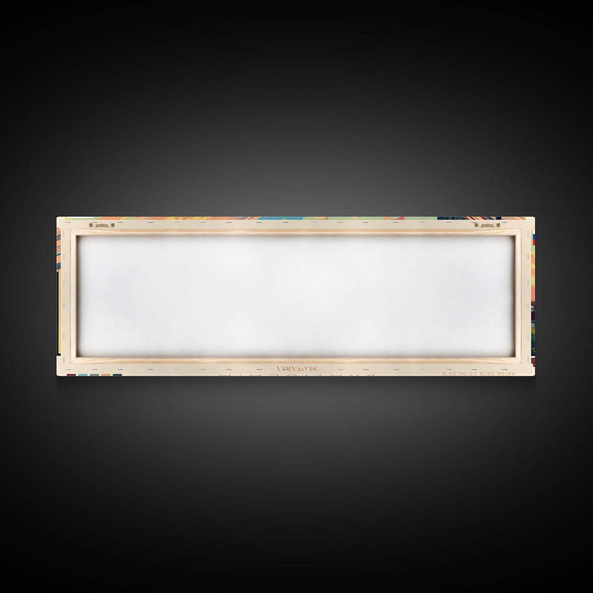 Bratislava Slovakia Wall Art, Panoramic Travel Poster, Panoramic Framed Canvas Print, City Wall Art, Wall Hanging Home Decor, Travel Art