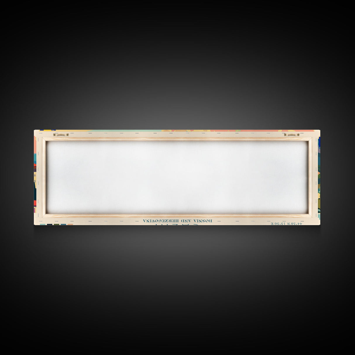 Cazin Bosnia Travel Art, City Art, Framed Canvas Print or Metal Wall Art, Europe Travel Poster, Panoramic Wall Art, Extra Wide Wall Art