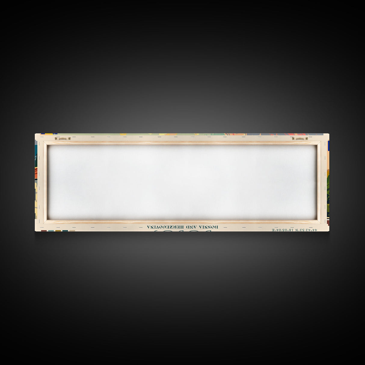 Doboj Bosnia Travel Print Wall Art, Panoramic City Art, Travel Art, Wall Decor, Vacation Gift, Framed Canvas Print Or Metal Art