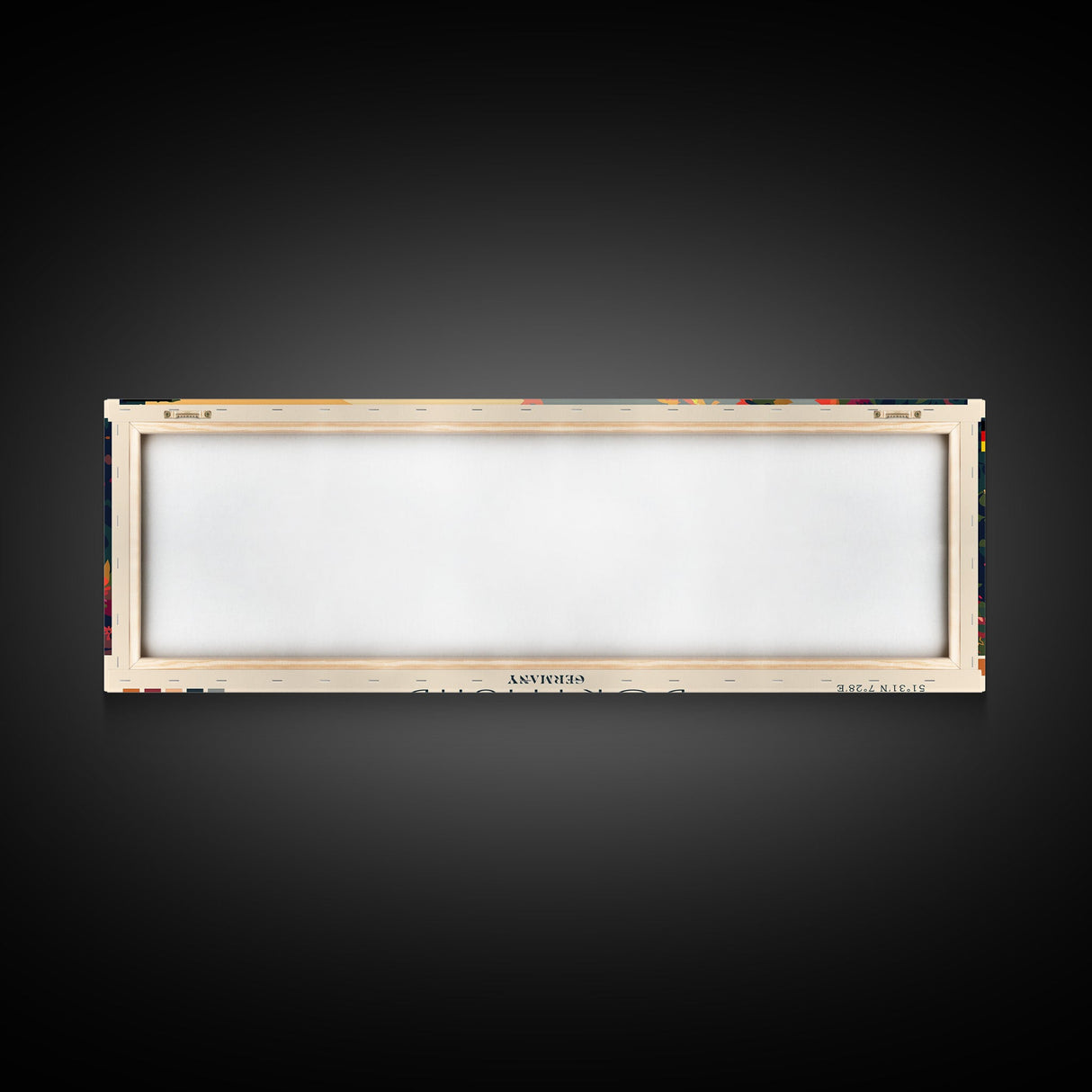 Dortmund Germany Wall Art, Panoramic Travel Poster, Panoramic Framed Canvas Print, City Wall Art, Wall Hanging Home Decor, Travel Art