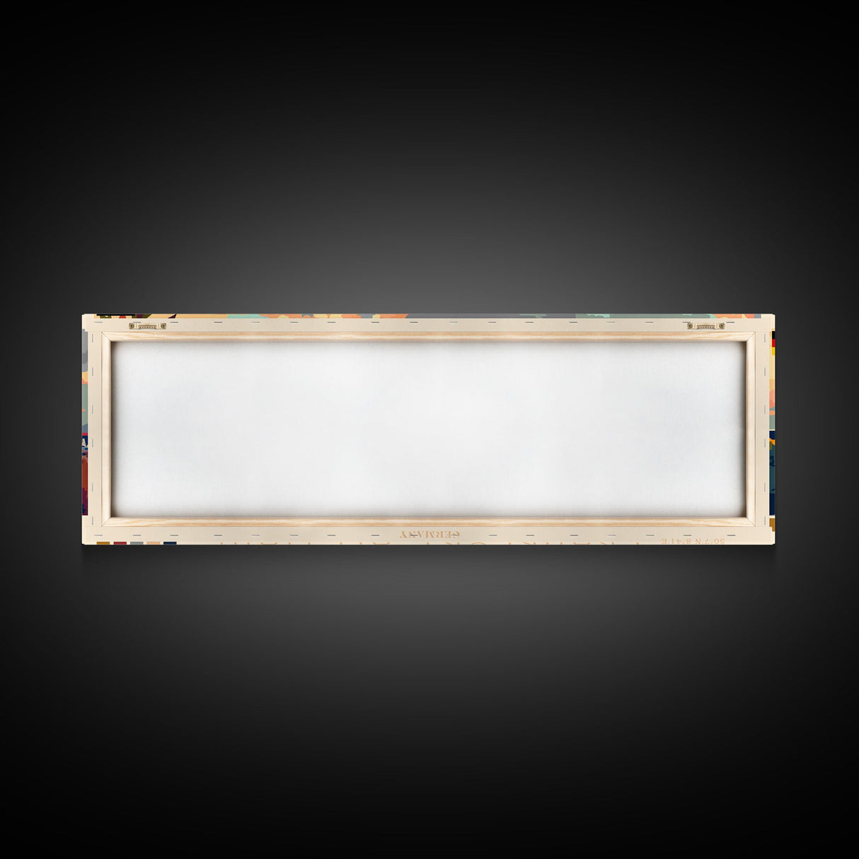 Frankfurt Germany Travel Print Wall Art, Panoramic City Art, Travel Art, Wall Decor, Vacation Gift, Framed Canvas Print Or Metal Art