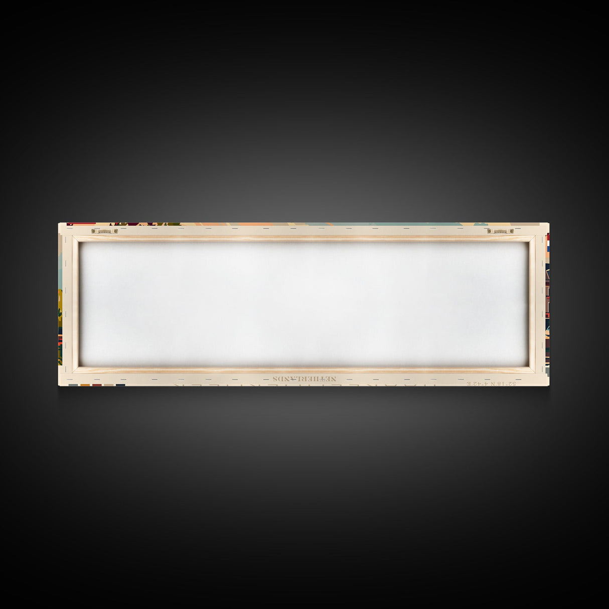 Haarlemmermeer Netherlands Panoramic Travel Poster, Framed Canvas Print or Metal Wall Art, Travel Art, Home Decor, Panoramic Painting, Midcentury Art