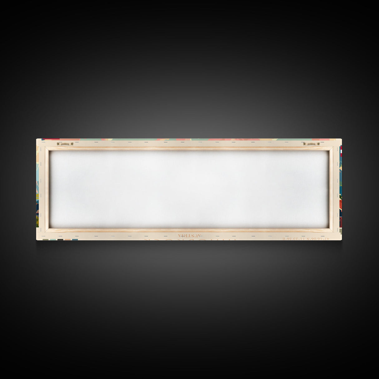 Innsbruck Austria Panoramic Travel Poster, Framed Canvas Print or Metal Wall Art, Travel Art, Home Decor, Panoramic Painting, Midcentury Art