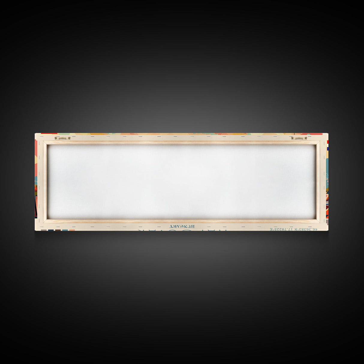 Kaposvar Hungary Travel Print Wall Art, Panoramic City Art, Travel Art, Wall Decor, Vacation Gift, Framed Canvas Print Or Metal Art