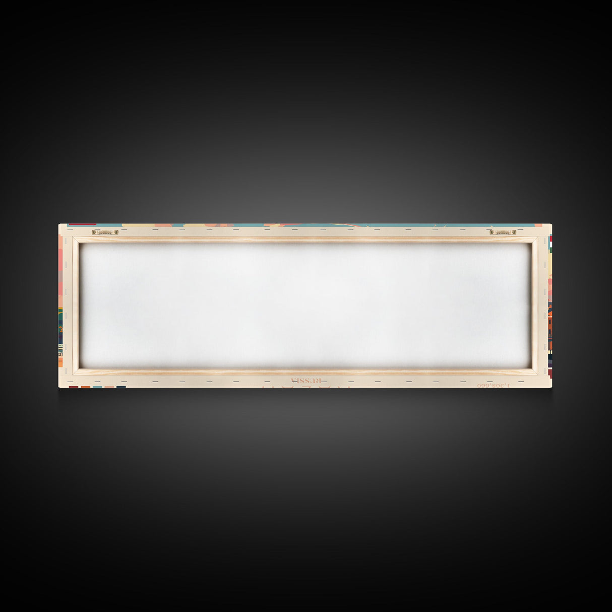 Kazan Russia Panoramic Travel Poster, Framed Canvas Print or Metal Wall Art, Travel Art, Home Decor, Panoramic Painting, Midcentury Art