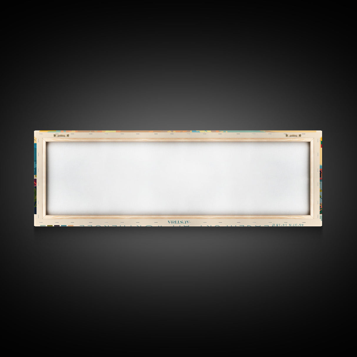 Klagenfurt Austria Panoramic Travel Poster, Framed Canvas Print or Metal Wall Art, Travel Art, Home Decor, Panoramic Painting, Midcentury Art