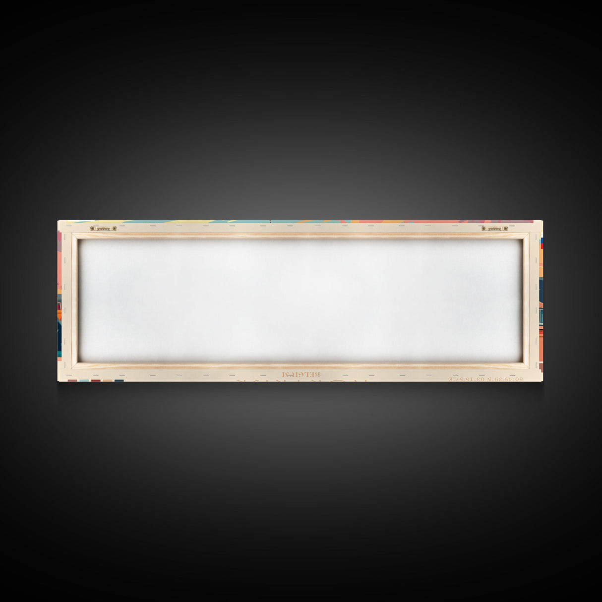 Kortrijk Belgium Travel Print Wall Art, Panoramic City Art, Travel Art, Wall Decor, Vacation Gift, Framed Canvas Print Or Metal Art