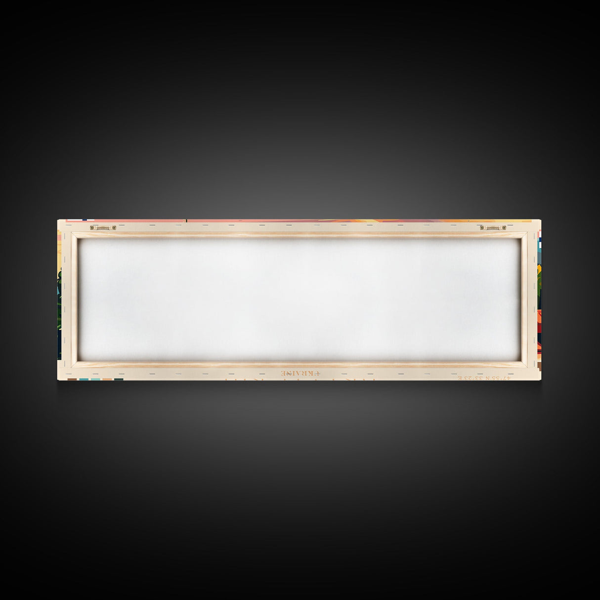 KryvyiRih Ukraine Panoramic Travel Poster, Framed Canvas Print or Metal Wall Art, Travel Art, Home Decor, Panoramic Painting, Midcentury Art