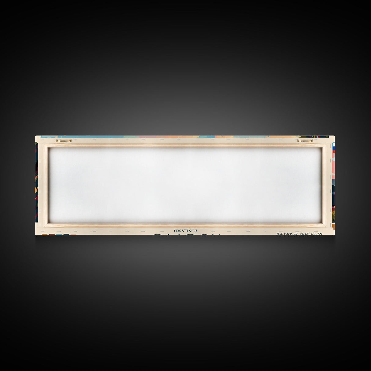 Kuopio Finland Wall Art, Panoramic Travel Poster, Panoramic Framed Canvas Print, City Wall Art, Wall Hanging Home Decor, Travel Art